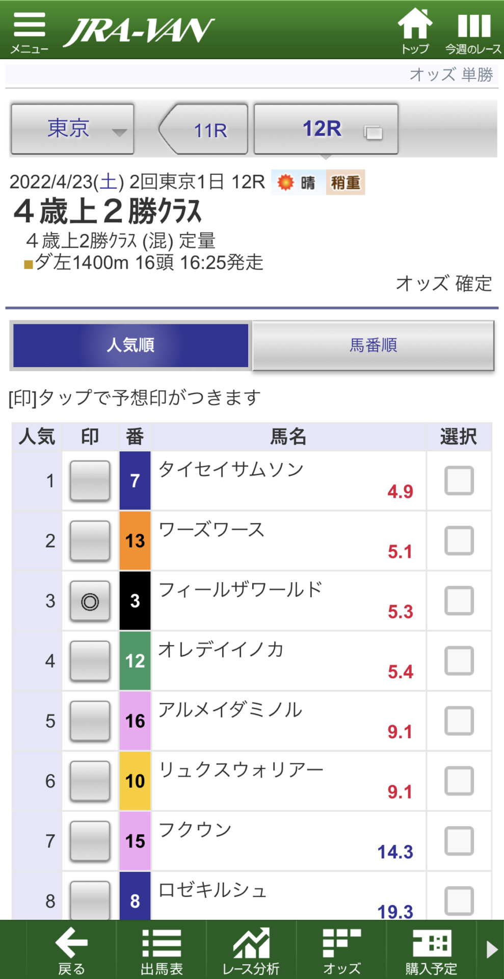 すごい競馬予想 JRA全レースの万馬券率が、誰でも10秒で分かる - 情報